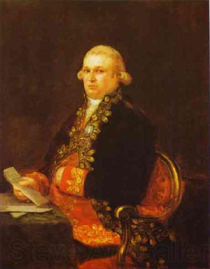 Francisco Jose de Goya Don Antonio Noriega Spain oil painting art